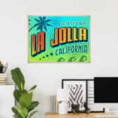 poster LA JOLLA (Bureau à domicile)
