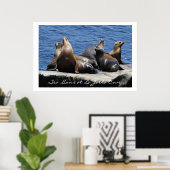 Poster La Jolla Cove Sea Lions (Bureau à domicile)