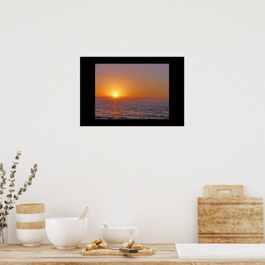 POSTER LA JOLLA SUNSET (Cuisine)