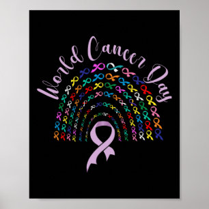 Poster La Journée mondiale contre le cancer dit enfant ho