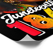 Poster La Juneteenth est un jour d'indépendance pour les (Coin)