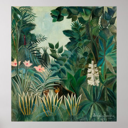 Poster La jungle équatoriale (Devant)