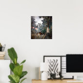 Poster La jungle équatoriale (Bureau à domicile)
