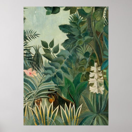 Poster La jungle équatoriale, 1909 (huile sur toile) (Devant)