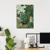 Poster La jungle équatoriale, 1909 (huile sur toile) (Bureau à domicile)