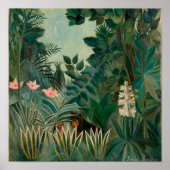 Poster La jungle équatoriale | Henri Rousseau (Devant)