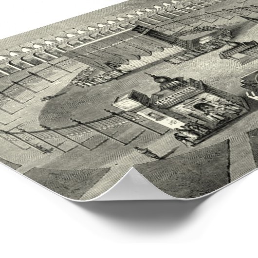 Poster La Kaaba, La Mecque, XIXe siècle (Coin)