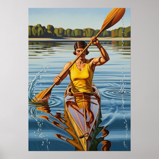 Poster LA KAYAKISTE (Kayaker) (Devant)