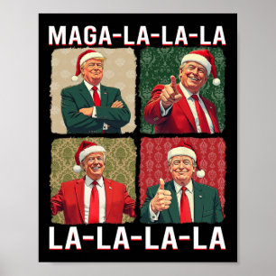 Poster La La Donald Trump Potus 47 Mauvais Noël 3