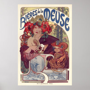 Poster La la Meuse de Bieres De