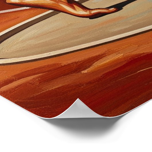 POSTER LA LANCEUSE DE DISQUE (Coin)