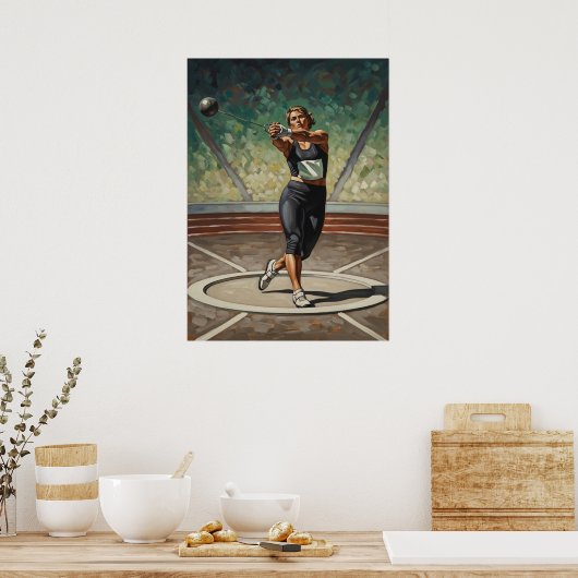 POSTER LA LANCIATRICE DEL MARTELLO (Cuisine)