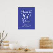 Poster La lavande encourage à 100 ans d'anniversaire Bien (Cuisine)