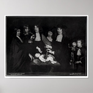 Poster La leçon d'anatomie de professeur Frederik