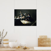 Poster La leçon d'anatomie du Dr Nicolaes Tulp (Cuisine)