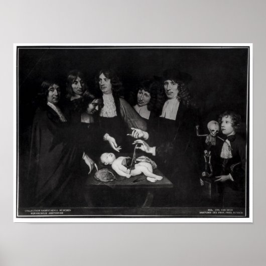 Poster La leçon d'anatomie du professeur Frederik (Devant)