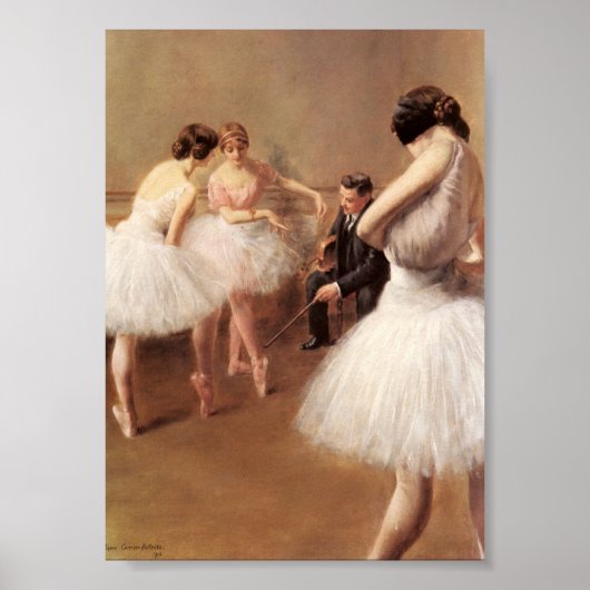 Poster La leçon de ballet (Devant)