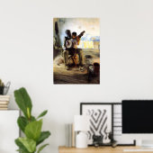 Poster La leçon de Banjo (Bureau à domicile)