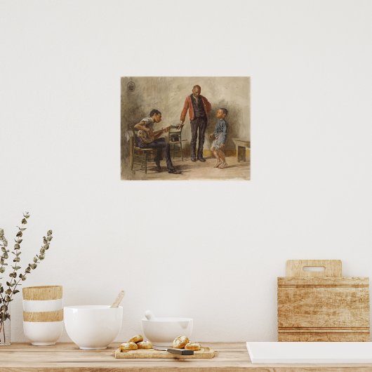 Poster La leçon de danse de Thomas Eakins (Cuisine)