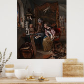 Poster La leçon de dessin (Cuisine)