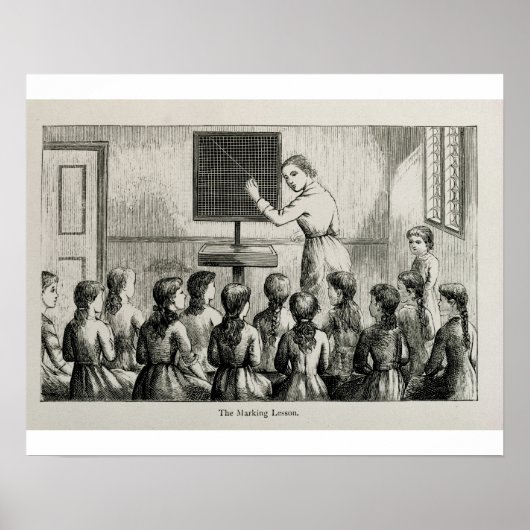 Poster 'La leçon de marquage', illustration tirée de 'Un  (Devant)