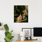 Poster La leçon de musique, 1749 (Bureau à domicile)