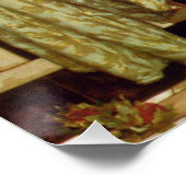 Poster La leçon de musique Frederic Leighton Glossy (Coin)