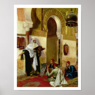 Poster La leçon (huile sur toile)