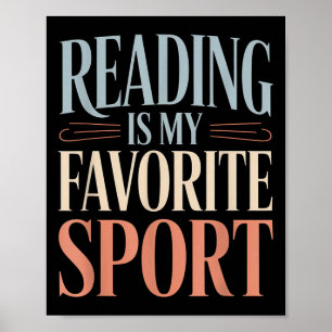 Poster La lecture de citation amusante est mon préféré li