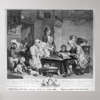 Poster La lecture de la Bible