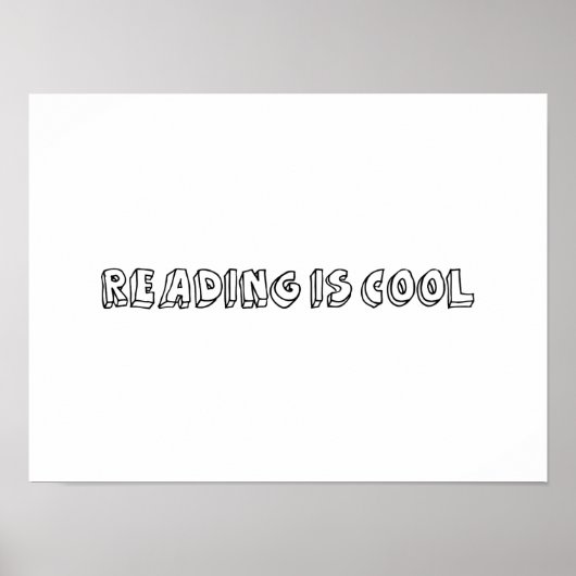 Poster La lecture est Cool (Devant)