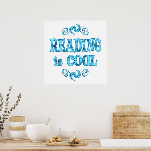 Poster La lecture est Cool (Cuisine)
