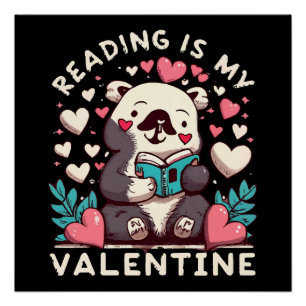 Poster La lecture est ma Saint-Valentin