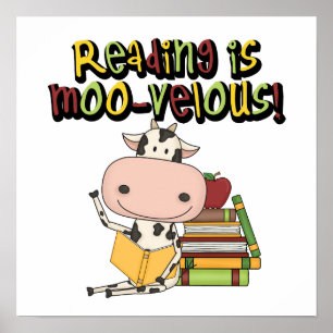 Poster La lecture est Moo-velous
