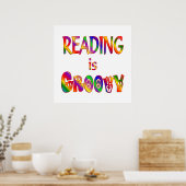 Poster La lecture est Super (Cuisine)