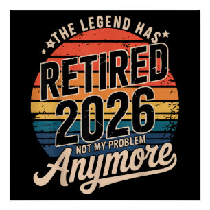 Poster La légende a pris sa retraite 2026 Ce n'est plus m