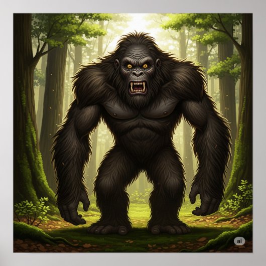 Poster La Légende de Bigfoot (Devant)