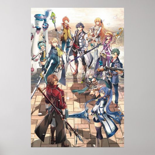 Poster La légende des sentiers des héros dans les sentier (Devant)