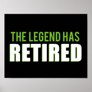 Poster La légende s'est retirée