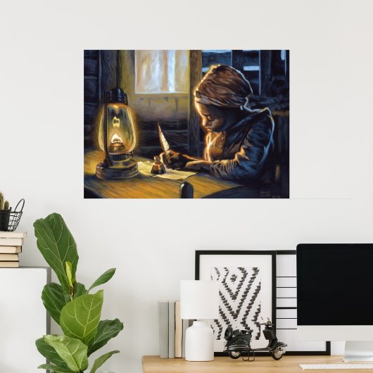 Poster La lettre (Bureau à domicile)