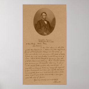 Poster La lettre d'Abraham Lincoln à Mme Bixby