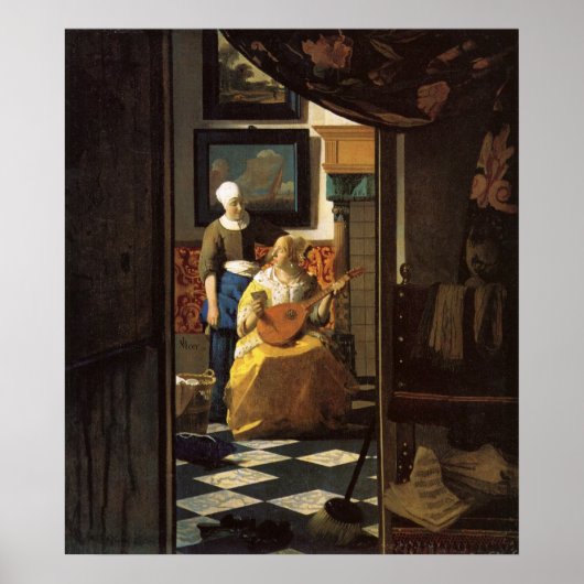 Poster La lettre d'amour de Johannes Vermeer (Devant)