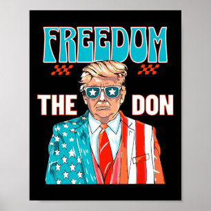 Poster La liberté 4 juillet l'échec patriotique américain