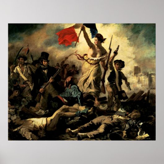 Poster La liberté à la tête du peuple (Devant)