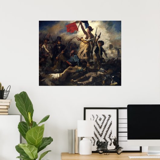 Poster La liberté à la tête du peuple (Bureau à domicile)