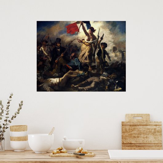 Poster La Liberté Guidant le Peuple de Delacroix (Cuisine)