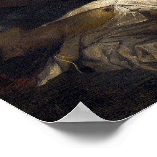 Poster La Liberté Guidant le Peuple de Delacroix (Coin)