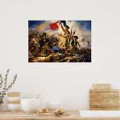 Poster La Liberté guidant le peuple d'Eugène Delacroix (Cuisine)
