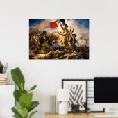 Poster La Liberté guidant le peuple d'Eugène Delacroix (Bureau à domicile)