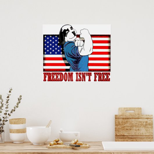 Poster La liberté n'est pas libre (Cuisine)